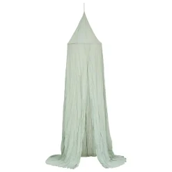 CIEL DE LIT DOUBLE GAZE COTON VERT