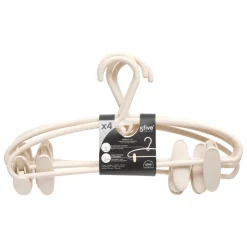 CINTRE PLASTIQUE HANG CLIP X4 PIECES