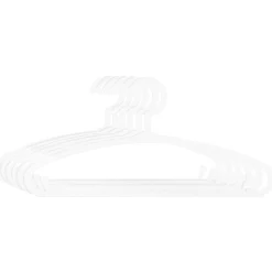 CINTRE PLASTIQUE X 6 PIECES BLANC