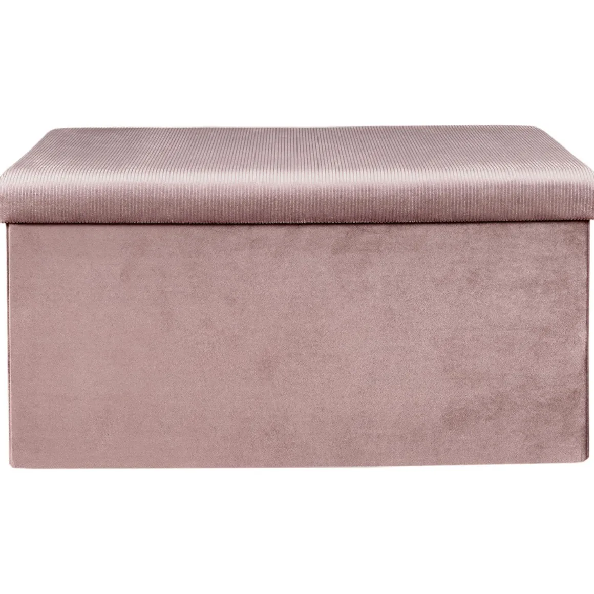 COFFRE BANC PLIABLE VELOURS COTELE GIULIA ROSE