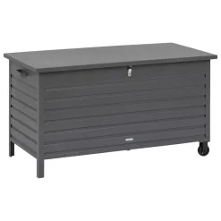 COFFRE MENANGO ALUMINIUM GRAPHITE D.150X73.5X83CM