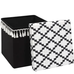 COFFRE POUF PLIABLE AVEC PAMPILLE MIRAGE