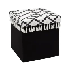 COFFRE POUF PLIABLE AVEC PAMPILLE MIRAGE