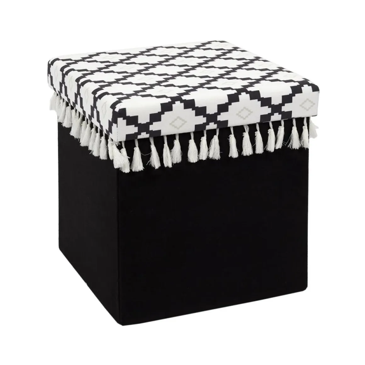 COFFRE POUF PLIABLE AVEC PAMPILLE MIRAGE