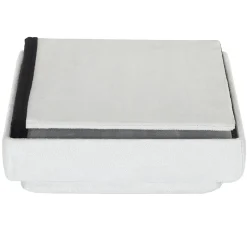 COFFRE POUF PLIABLE COMPATIBLE BRIQUE GRIS