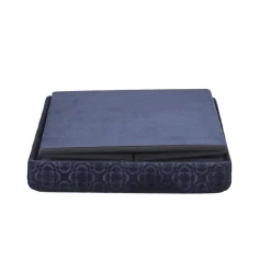 COFFRE POUF PLIABLE RETRO BLEU NUIT