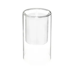 COFFRET 3 BOUGIES DOUBLE VERRE LED