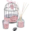 COFFRET CAGE AVEC DIFFUSEUR ET BOUGIE LOLA