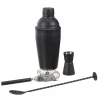 COFFRET COCKTAIL 4 ACCESSOIRES NOIRS