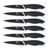 COFFRET 6 COUTEAUX LAMES ANTI ADHERENTES NOIRES