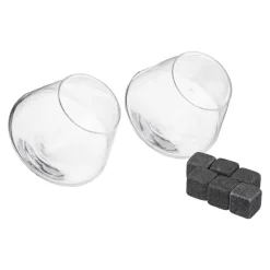 COFFRET 2 GOBELETS WIHSKY AVEC PIERRES