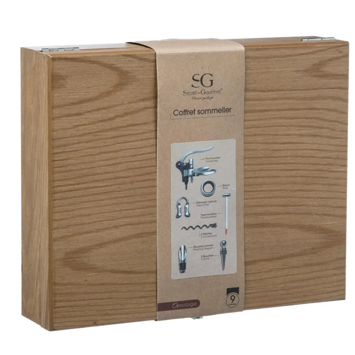 COFFRET SOMMELIER 9 PIECES MARC