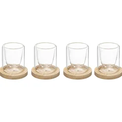 COFFRET 4 TASSES CLEA BAMBOU 8CL