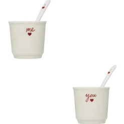 COFFRET 2 TASSES VALENTINE 10CL