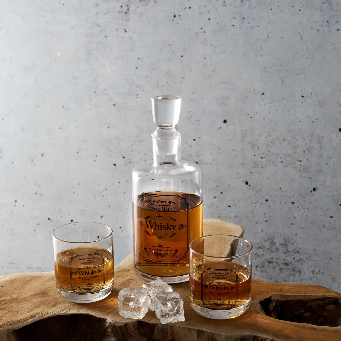 COFFRET WHISKY 3 PIECES MALT CLUB