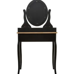 COIFFEUSE 3 TIROIR NOIR CHRYSA
