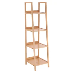 COLONNE 4 ETAGERES BAMBOU