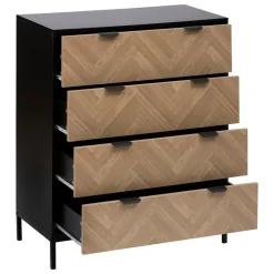 COMMODE CHEVRONS D.80X40X95CM