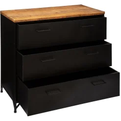 COMMODE 3 TIROIRS CIERNA D.90X44.5X80CM
