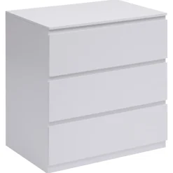COMMODE 3 TIROIRS DOLO BLANC D.73X48X78CM