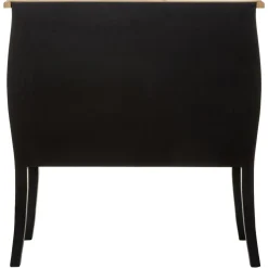 COMMODE 3 TIROIRS NOIR CHRYSA