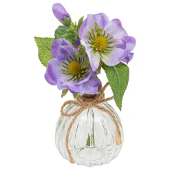 COMPOSITION VASE VERRE NELA H.17CM