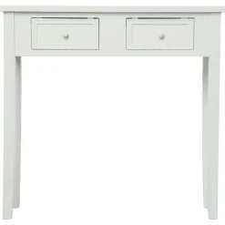 CONSOLE 2 TIROIRS BLANC CHARME