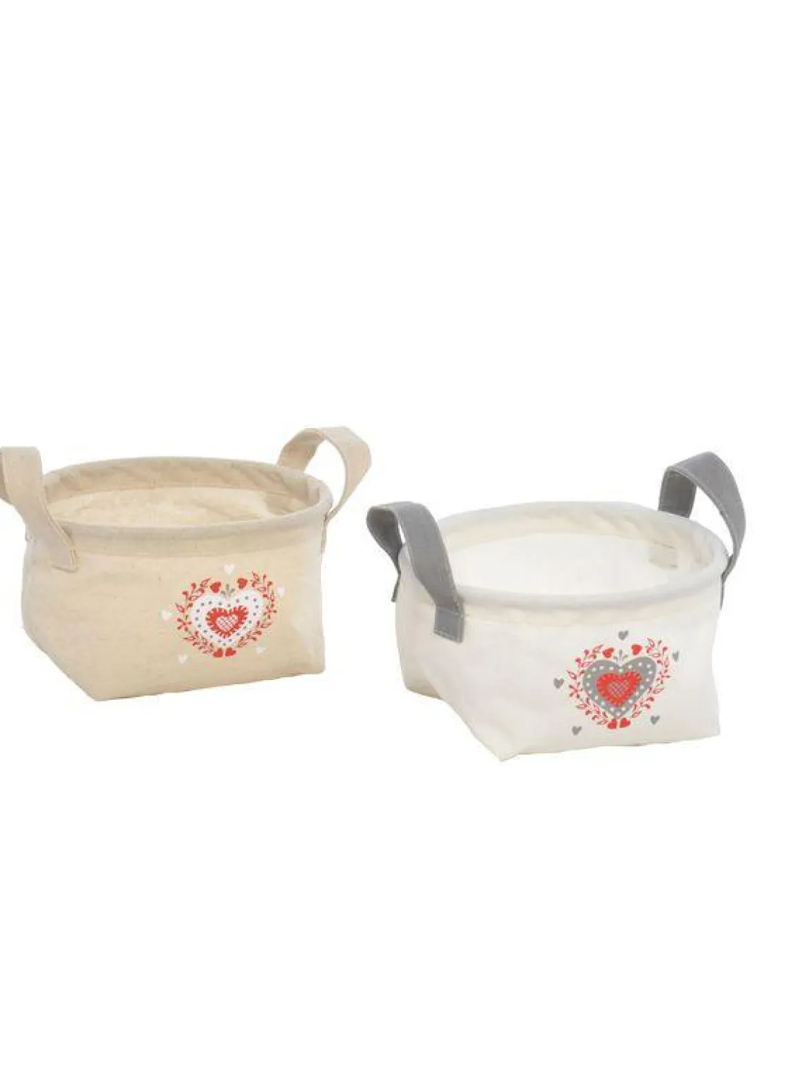CORBEILLE DE RANGEMENT TISSU AVEC ANSES