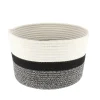 CORBEILLE D.25X16CM NATUREL NOIRCHINE