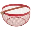 CORBEILLE MESH 29CM RETRO AVEC POIGNEE