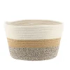 CORBEILLE NATUREL MARRON CHINE D.25X16CM