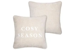 COSYLIFE COUSSIN 45X45CM BEIGE