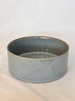 COUPELLE GRIS EMPILABLE PORCELAINE EMAIL REACTIF 16CM