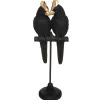 COUPLE OISEAU NOIR SUITE H.35CM