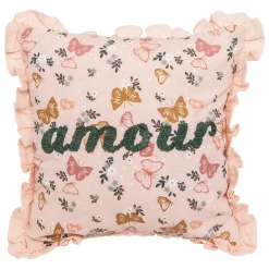 COUSSIN CARRE BRODE ALINA 40X40CM