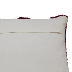 COUSSIN COTON TUFTE POPPY VIOLET 38X58CM