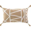 COUSSIN DEHOUSSABLE POMPONS 30X50CM UNI ET JUTE TUFTE ASMARA