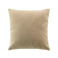 COUSSIN DEHOUSSABLE 45X45CM BOUCLETTE UNIE WOOLY BEIGE