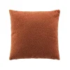 COUSSIN DEHOUSSABLE 45X45CM BOUCLETTE UNIE WOOLY TERRACOTTA