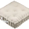 COUSSIN DE SOL RILAX LIN ECRU 60X60X10CM