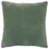 COUSSIN FLANELLE UNI CELADON 38X38CM