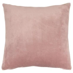COUSSIN FLANELLE UNI ROSE 38X38CM