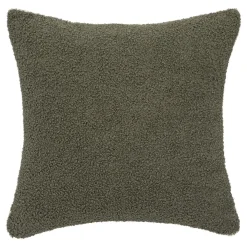 COUSSIN FOURRURE BOUCLETTE JAIKO KAKI 40X40CM