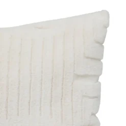 COUSSIN FOURRURE JACQUARD ARKA IVOIRE 50X80CM