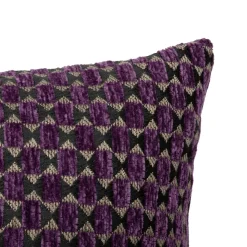 COUSSIN JACQUARD CHENILLE ZAIKA VIOLET 30X50CM