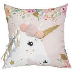 COUSSIN LICORNE RUBANS