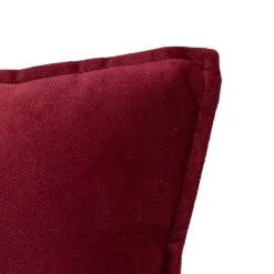 COUSSIN LILOU ROUGE GRENAT 45X45CM