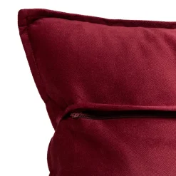 COUSSIN LILOU ROUGE GRENAT 45X45CM