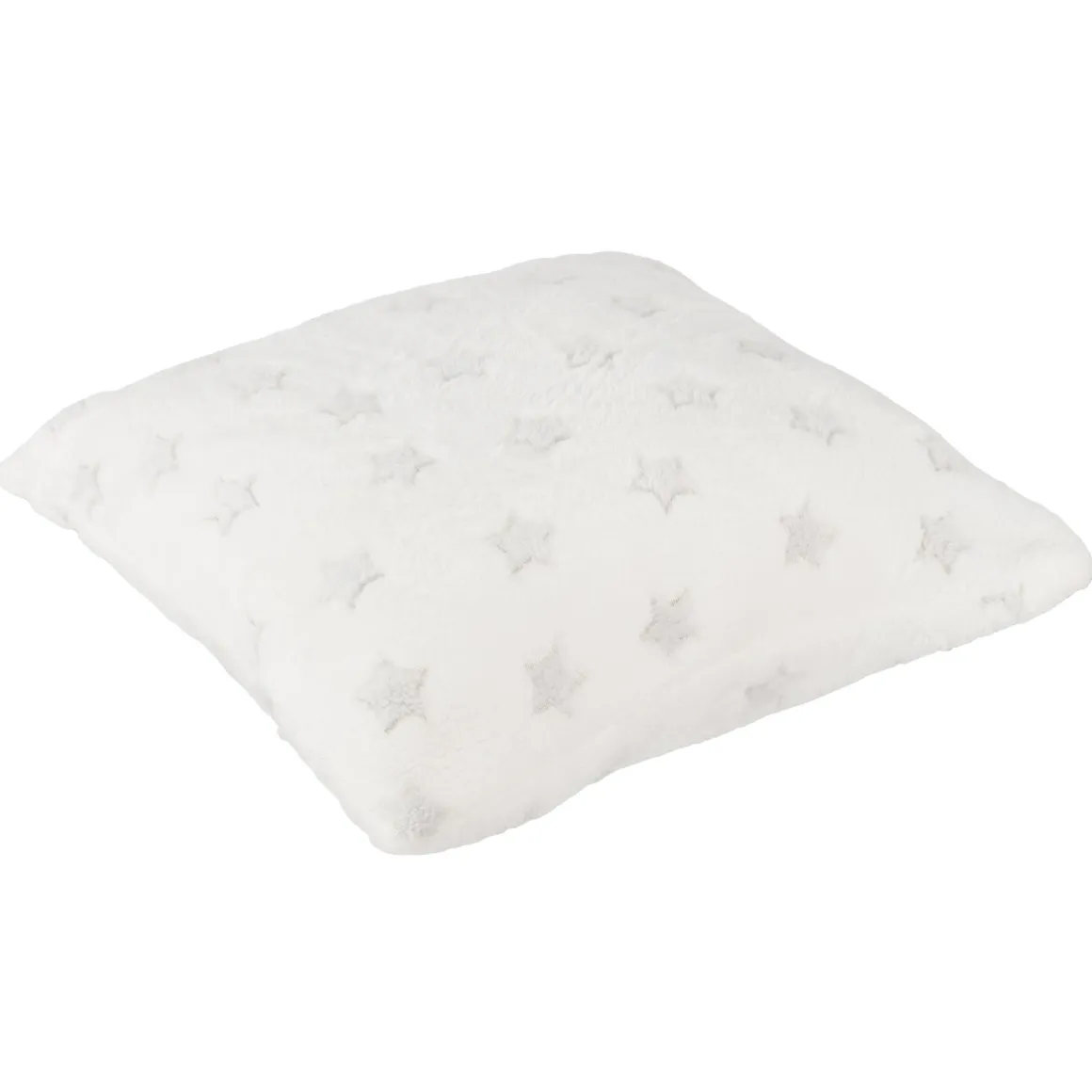 COUSSIN PHOSPHORESCENT ETOILE BLANC 40X40CM