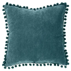 COUSSIN POMPONS CANARD 40X40CM